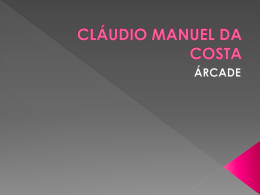 CLÁUDIO MANUEL DA COSTA