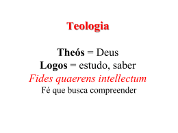 FE Y TEOLOGIA, 1 - Curso de Teologia