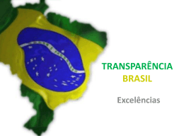 TRANSPARÊNCIA BRASIL