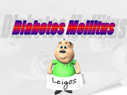 Diabetes Mellitus - Prefeitura de São Paulo