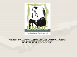 unaic- união das associações comunitárias do interior de canguçu
