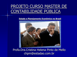 PROJETO CURSO MASTER DE CONTABILIDADE P&Uacute;BLICA
