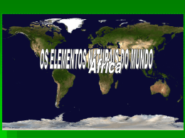 Deserto do Sara Cordilheira Atlas Golfo da Guin&eacute; Lago