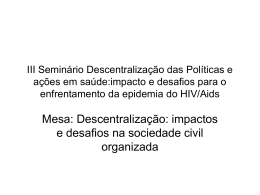 HIV/Aids Adm. ANTONIO ERNANDES MARQUES DA COSTA