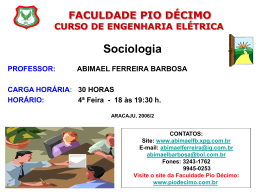 FACULDADE PIO D&Eacute;CIMO