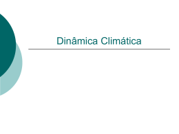 Dinâmica Climática