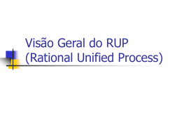 Visão Geral do RUP (Rational Unified Process)