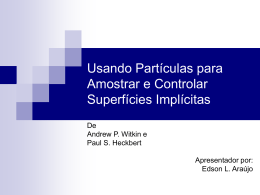 Usando Partículas para Amostrar e Controlar - LCG-UFRJ
