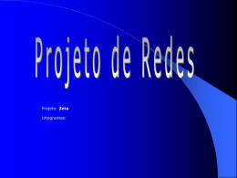 apresentacao projeto de redes