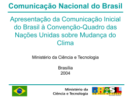 Emiss&otilde;es de N 2 O - Minist&eacute;rio da Ci&ecirc;ncia e Tecnologia