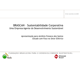 7 October 2004 - Fundação Brasileira para o Desenvolvimento