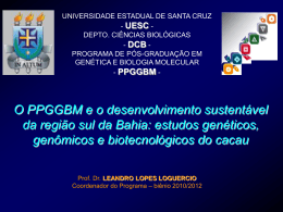 O PPGGBM e o desenvolvimento sustentável da região