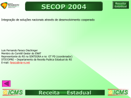 Nota Fiscal Eletr&ocirc;nica.
