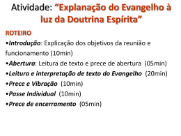 Slide 1 - Centro Espírita Casa de Jesus