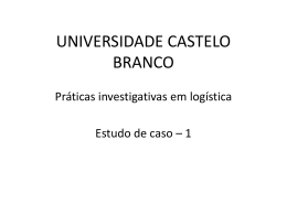 Área de depósito - Universidade Castelo Branco