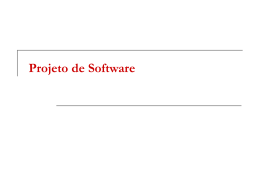 Projeto de software