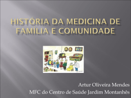 História da Medicina de Família e Comunidade