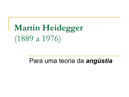 Martin Heidegger (1889 a 1976)