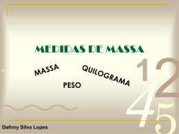 Medidas de Massa - pessoal.utfpr.edu.br