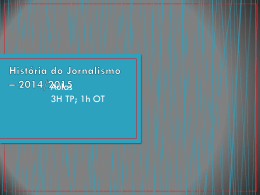 História do Jornalismo - 2009/2010