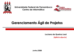 SeminarioGerenciamentoAgil - Centro de Inform&aacute;tica da UFPE