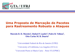 Uma proposta de marcação de pacotes para - sbseg 2007