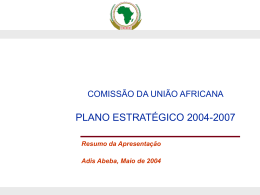 a Comissão da União Africana