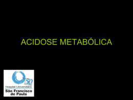 Acidose Metabólica.