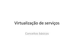 Virtualização de serviços
