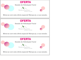 9 &ndash; Vales Oferta Hidrata&ccedil;&atilde;o