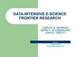 data-intensive e-science frontier research