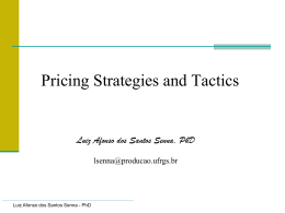 Pricing Strategies - PowerPoint Presentation - Full version