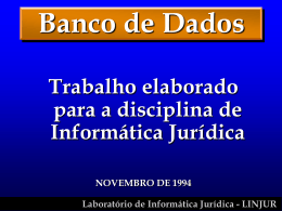 Banco de Dados - BuscaLegis