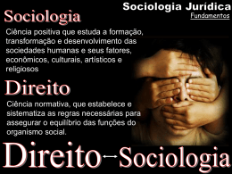 sociologia jurídica
