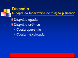 Dispnéia - Conceito