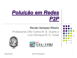 Polui&ccedil;&atilde;o em Redes P2P