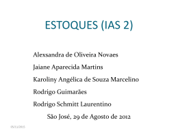 ESTOQUES (IAS 2)