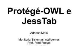 Protégé-OWL e JessTab