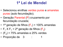 02 - 1ª Lei de Mendel