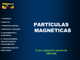 HIST&Oacute;RICO DO ENSAIO