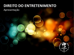 Projeto Porto Maravilha - Direito do Entretenimento