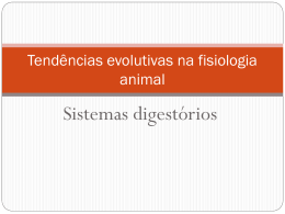 Tendências evolutivas na fisiologia animal