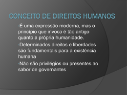 Conceito de direitos humanos