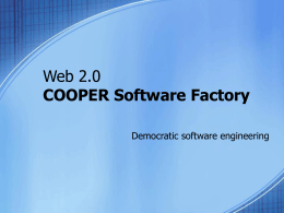 COOPER Software Factory