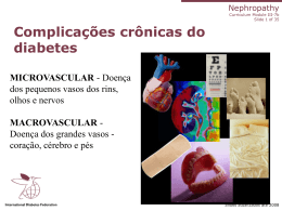 Complicações do diabetes - International Diabetes Federation