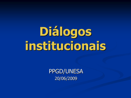 Diálogos Institucionais - Direito Constitucional e Teoria do Direito