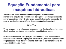 Equa Fundamental para maquinas hidraulicas