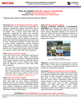 t&iacute;tulo de introdu&ccedil;&atilde;o em Arial 44, negrito