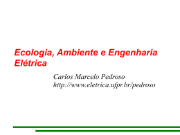 Ecologia, Ambiente e Engenharia Elétrica