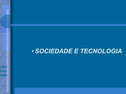 SOCIEDADE E TECNOLOGIA
